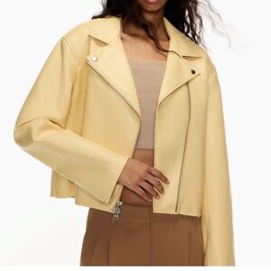 Aritzia Women's Cream yellow Jacket